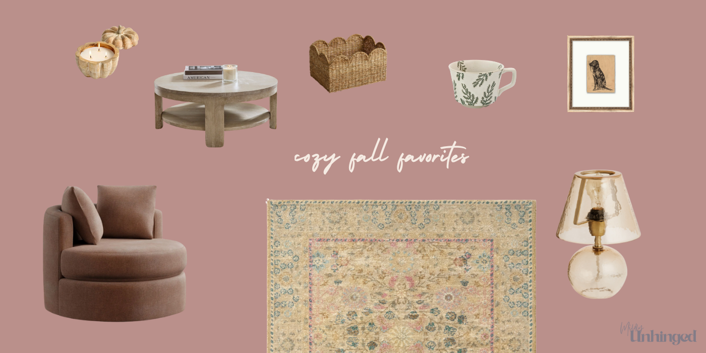 Fall Home Decor Essentials: Cozy Furniture & Warm Autumn Vibes ✰